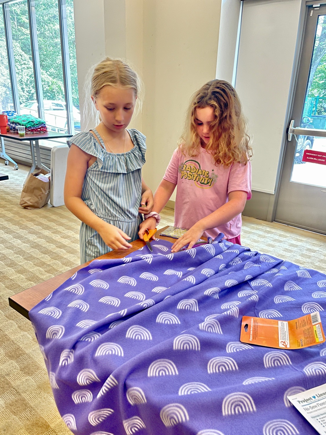 Ramsey Blanket Corps blanket collection and sorting