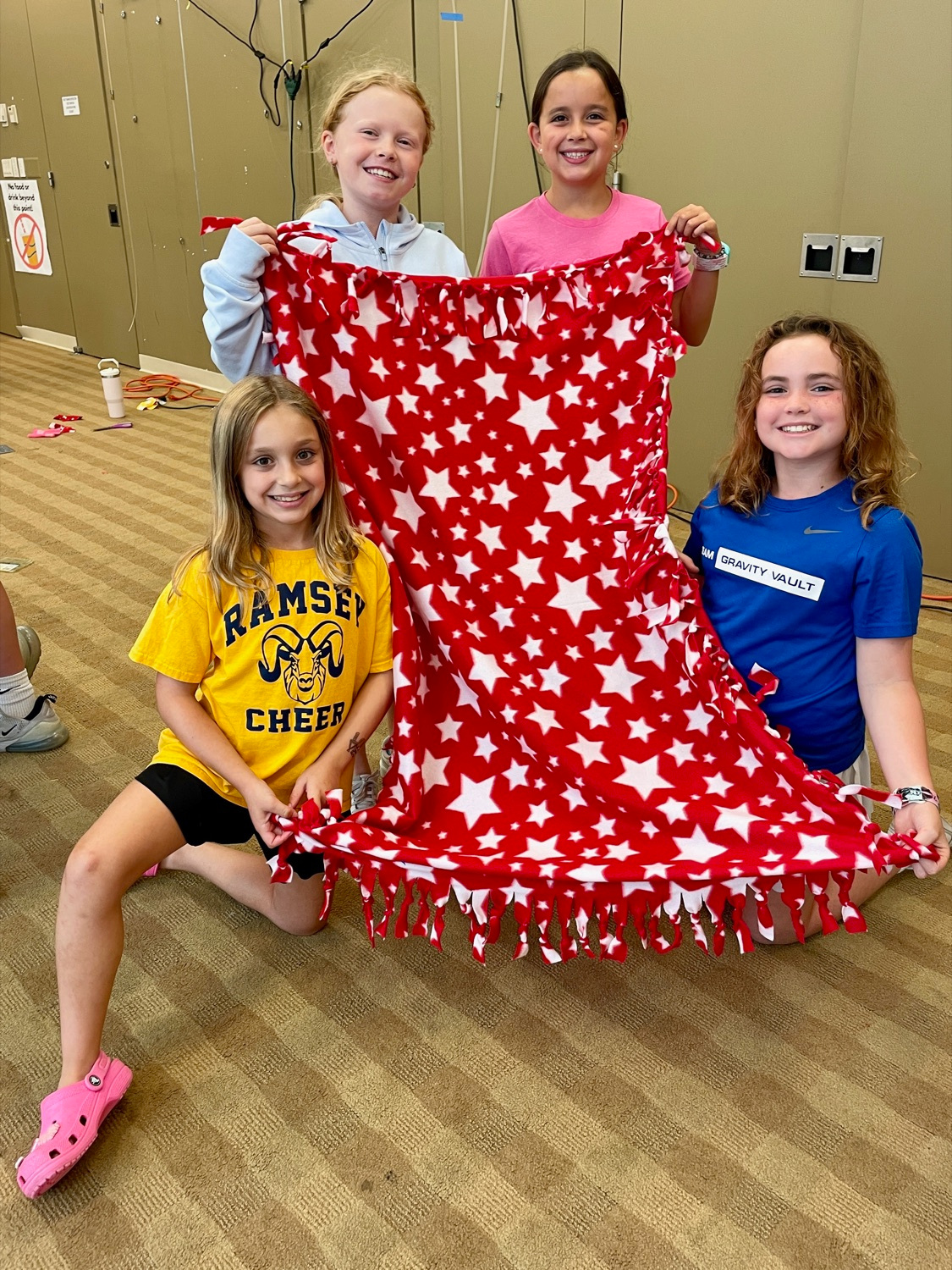 Handmade blankets being collected for people in crisis in Ramsey NJ